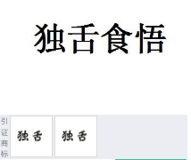 第17363873号“独舌食悟”商标不予注册复审决定书