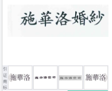 第12523080号“施华洛婚纱”商标不予注册复审决定书
