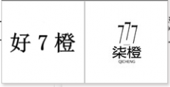 ＂好7橙”商标驳回复审