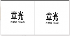 “章光ZHANG GUANG”商标驳回复审